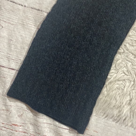 Something Navy Knit Chenille Cable Knit Wide Leg High Rise Pants - Picture 7 of 9